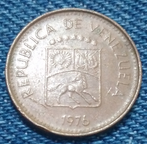Imagen 1 de 2 de Moneda Venezolana Año 1976 - 5 Céntimos