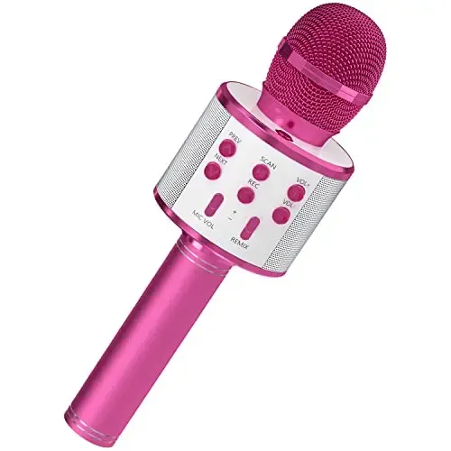 Juguete Micrófono Karaoke Niños Con Canciones Y Bluetooth Juguete Micrófono Karaoke Niños Con Canciones Y Bluetooth