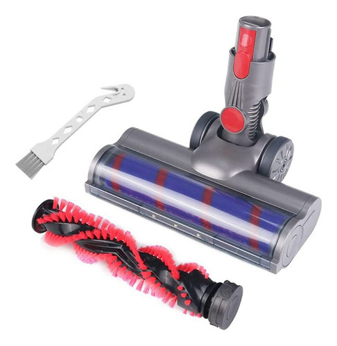 For Dyson V7 V8 V10 Rodillo Cepillo Suave Barra Led Faros F