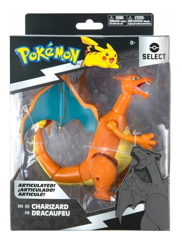 Figura Charizard. Pokemon Select Series 1. Articulada