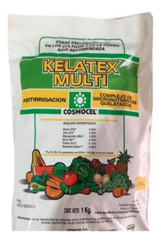 Kelatex Multi Microelementos Cosmocel 2 Piezas De 1 Kg