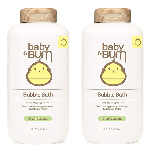 Baby Bum Bubble Bath Natural Fragrance Tear Free Calman...