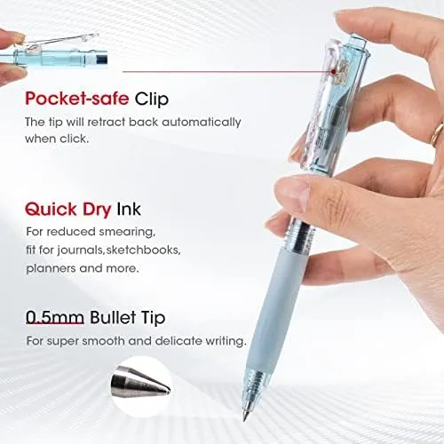 Bolígrafos Gel Retráctiles Writech Bolígrafos Tinta Secado Y