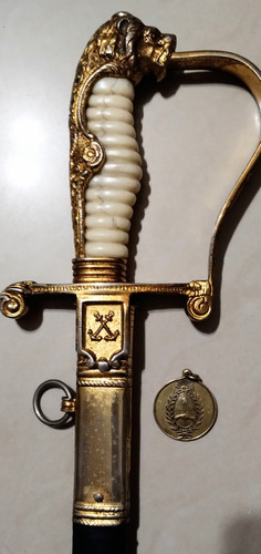 Antiguo Sable Jorfra Oficial Prefectura Naval Arg. Bayoneta. (Usado)