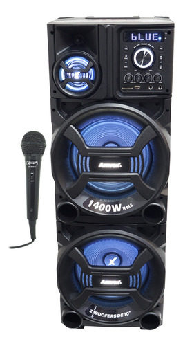 Caixa Som Amplificada Bluetooth Tws 1400w Rms Usb Microfone