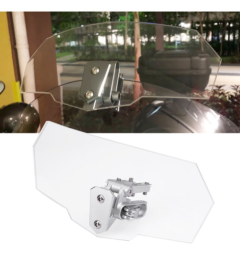 Imagen 9 de 10 de Deflector De Viento Universal Ajustable Para Motocicleta