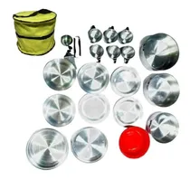 Comprar Marmita Para 6 Persona 22 Piezas Camping Montaña