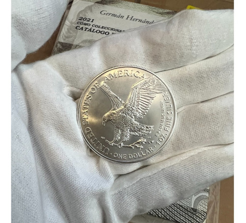 Imagen 4 de 4 de Moneda Usa 1 Dólar 2023 Bu Aguila Americana Plata