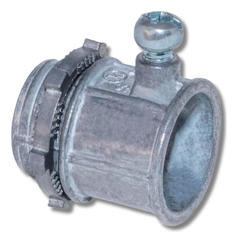 Conector De Tornillo Emt 12 Mm Paquete De 50 Unidades