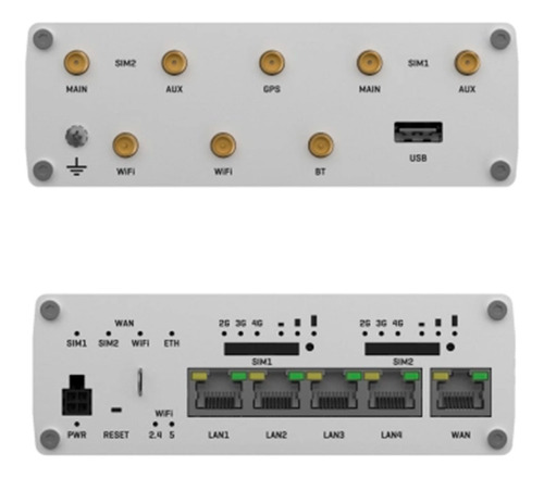 Router Cellular Teltonika Rutx12 2x4g 6 Puertos 300mbps Rms