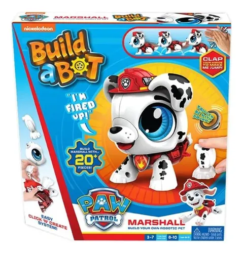 Goliath Build-a-bot Marshall | Robot Interactivo 20 Piezas