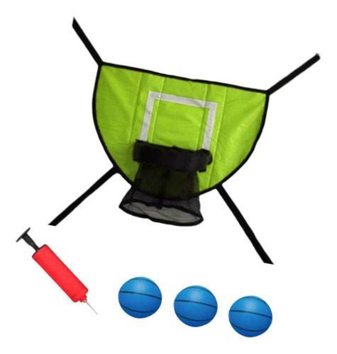 Juego De Aro De Baloncesto Para Trampolín, Baloncesto Azul