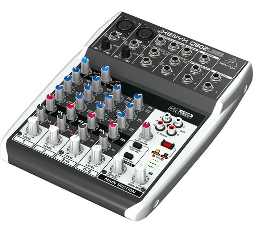 Imagen 6 de 6 de Behringer Xenyx Q802usb Mezcladora 8 Canales Interface Usb