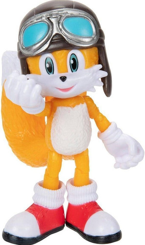 Sonic 2 The Hedgehog - Tails Con Accesorios - 8 Cm Original 