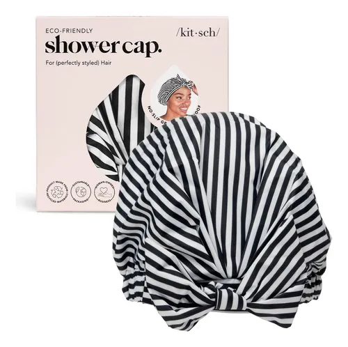 Par de gorro de ducha Kitsch Luxury, impermeable y reutilizable