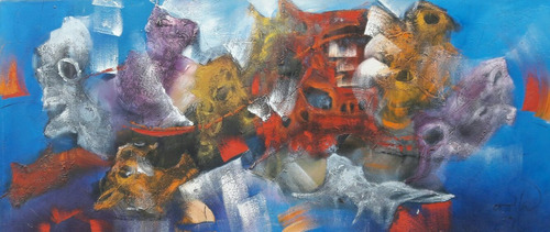 Cuadros Al Oleo Abstractos.pinturas Para Sala Hogar