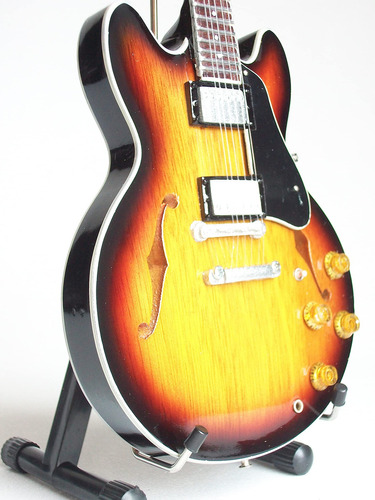 Es-335 Vintage Sunburst Guitarra - Modelo A Escala 1:4 Mini.