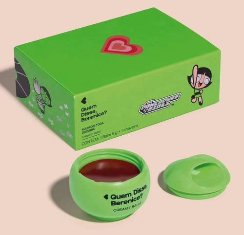 Balm Labial Super Poderosas Toda Docinho Com Chaveiro Qdb