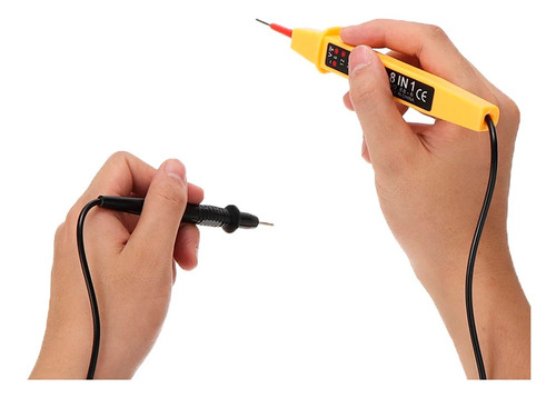 Caneta Teste Voltímetro Mede Tensão Energia 6v A 380v Ac/dc