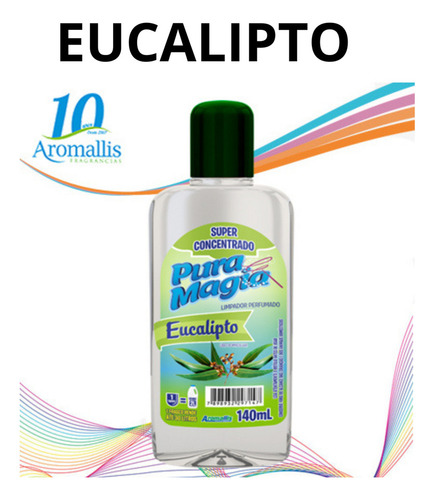 Limpador Perfumado Concentrado Pura Magia 140ml - Eucalipto