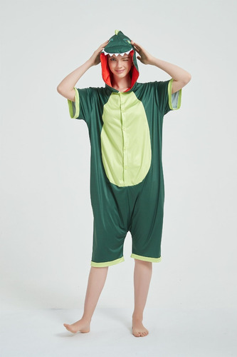 Kigurumi Dinosaurio Pijama Enterito De Verano Kawaii