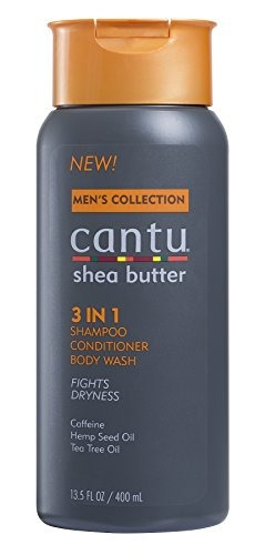 Mens Cantu Shea Butter 3 In 1 Shampoo Acondicionador 400ml