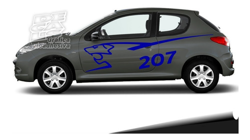 Calco Decoracion Peugeot 207 Rc Rally Juego Capot Techo
