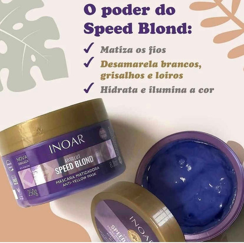 Máscara Matizante Rubios Speedb - g a $216