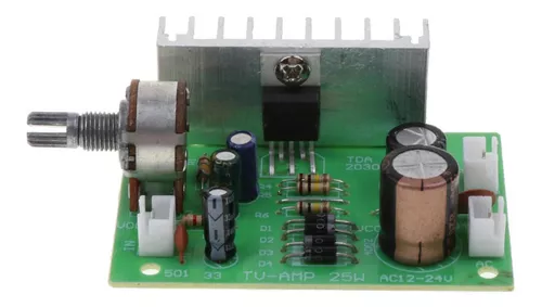 2 Piezas Tablero Mono Amplificador Tda2030 20w Ac 12v-24v 