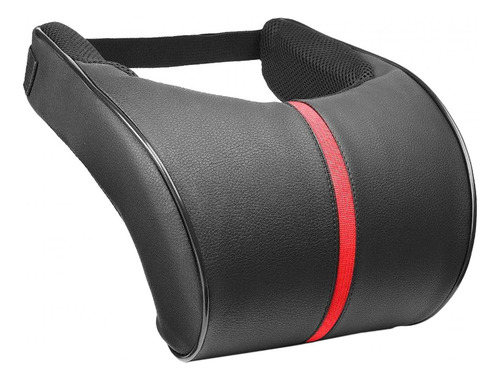 Cojines Del Resto De La Cabeza De La Almohada Del Negro Rojo