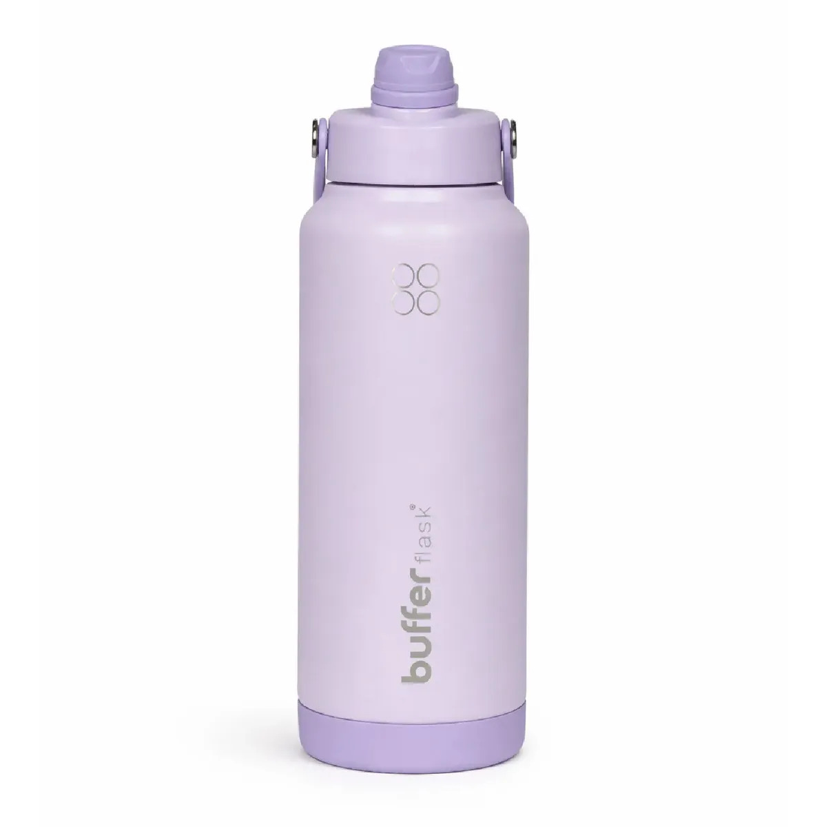 Termo Botella Buffer 1 Litro Con Triple Aislamiento Y Base Silicona - Color Soaked Lilac