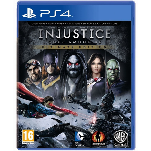 Jogo Injustice Ultimate Edition Ps4 Midia Fisica Nacional Br