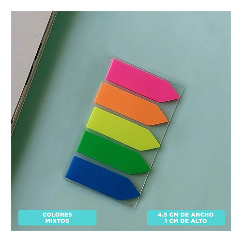 Expendedor Util Mixto De Color Beige Y+banderitas Adhesivas