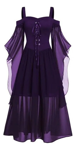 Vestido De Hadas De Cosplay Gótico Para Mujer Adulta, Mediev