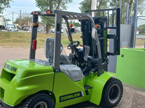 Imagen 4 de 9 de Autoelevador Zoomlion Fd35 3,5tn Triple Torre Dual Bremotors