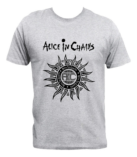 Remera Alice In Chains Sol Grunge 100% Algodón