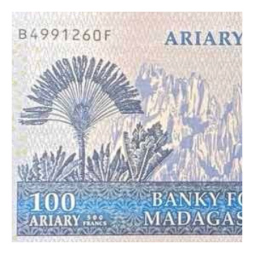 Madagascar - 100 Ariary - Año 2004 - P #86