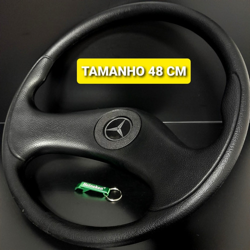 Volante De Caminhão Mercedes Benz Mb 2325 Hpn Black 48 Cm Vc