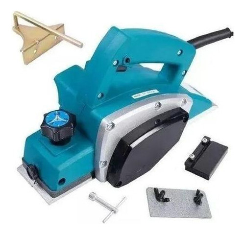 Plaina Elétrica 110v 750w 82mm Azul Nakasaki