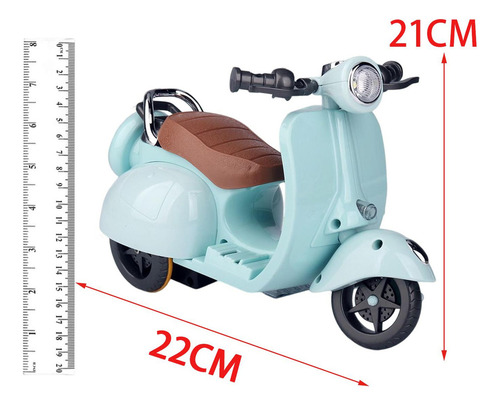 Motorcycle Kids Juguete Interactivo Para Niños Regalos Azul