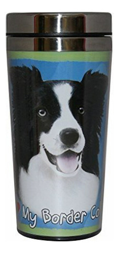 Taza De Acero Inoxidable Boston Terrier , 16 Oz