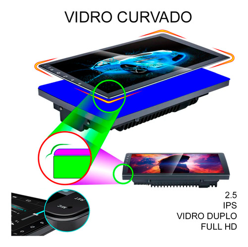 Central Multimidia Android Focus 2014 A 19 Gps Wifi Carplay