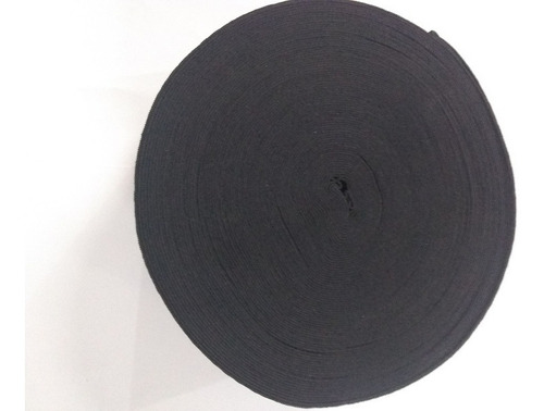 Elastico Torta Negro ,100 Mm Por 25 Mts