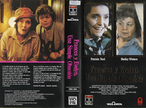 Frances Y Evelyn Vhs Una Simple Obsesion Patricia Neal