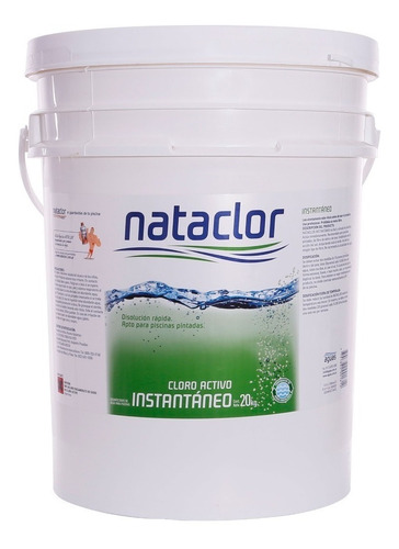 Cloro Instantáneo Activo X 20 Kilos Nataclor (ing Maschwitz)