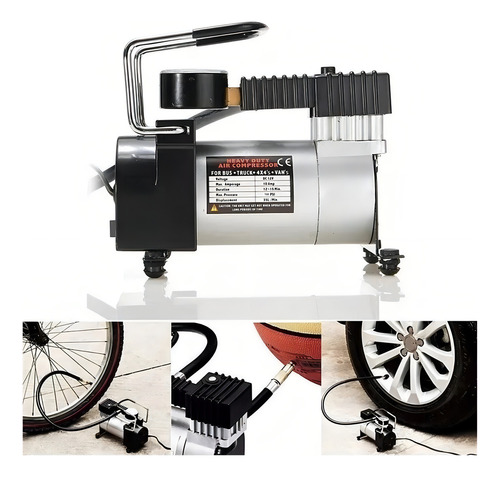 Compresor Metalico Aire 12v Neumatico 150psi - Impowick