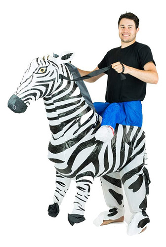 Trajes De Halloween Para Mulheres E Homens Infláveis Zebra F
