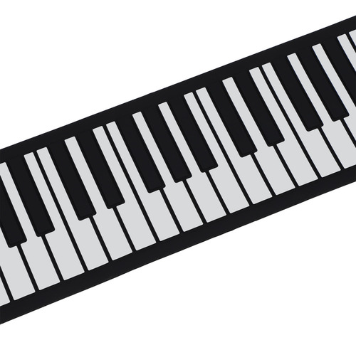 Piano Plegable Enrollable Con Teclado Portátil De 88 Teclas