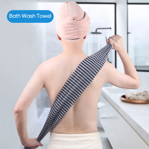 Toalla De Baño Y Ducha Suave Y Larga Para Limpieza Corporal