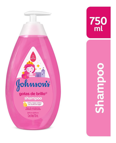 Shampoo Johnsons Baby Gotas De Brillo X 750ml